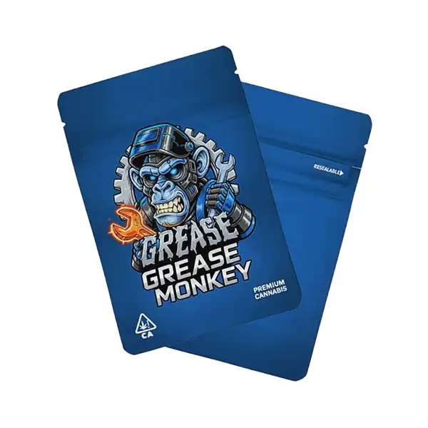 Custom Grease Monkey Mylar Bags