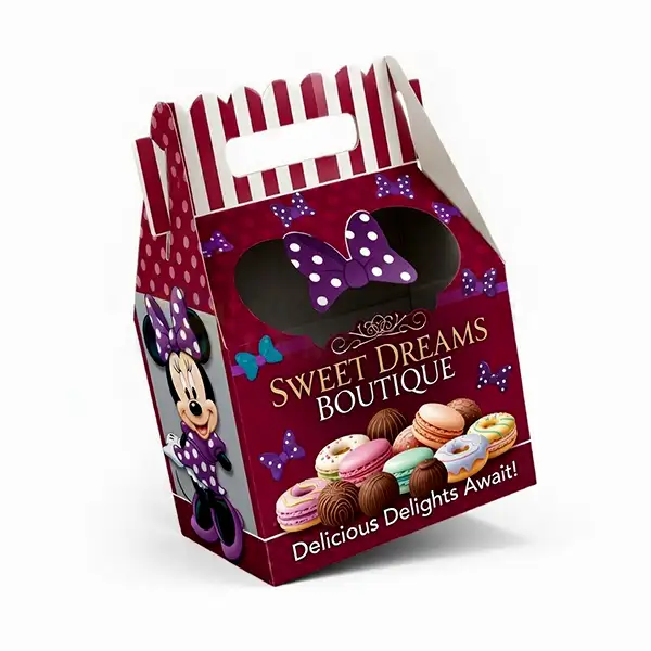 Custom Minnie Mouse Party Favor Boxes